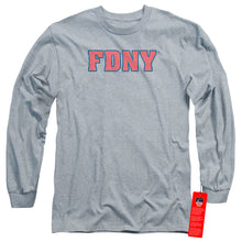 Load image into Gallery viewer, New York City Fdny Mens Long Sleeve Shirt Athletic Heather
