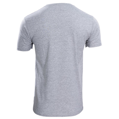 NASA Logo Men's Officially Licensed Short Sleeve Gray T Shirt