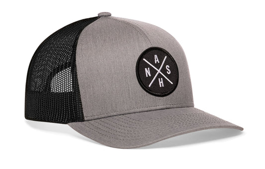 Nashville Trucker Haka Hat Gray-Black NASH X Snapback