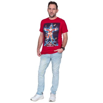 National Lampoons Christmas Vacation Clark Griswold House Roof Lights T Shirt