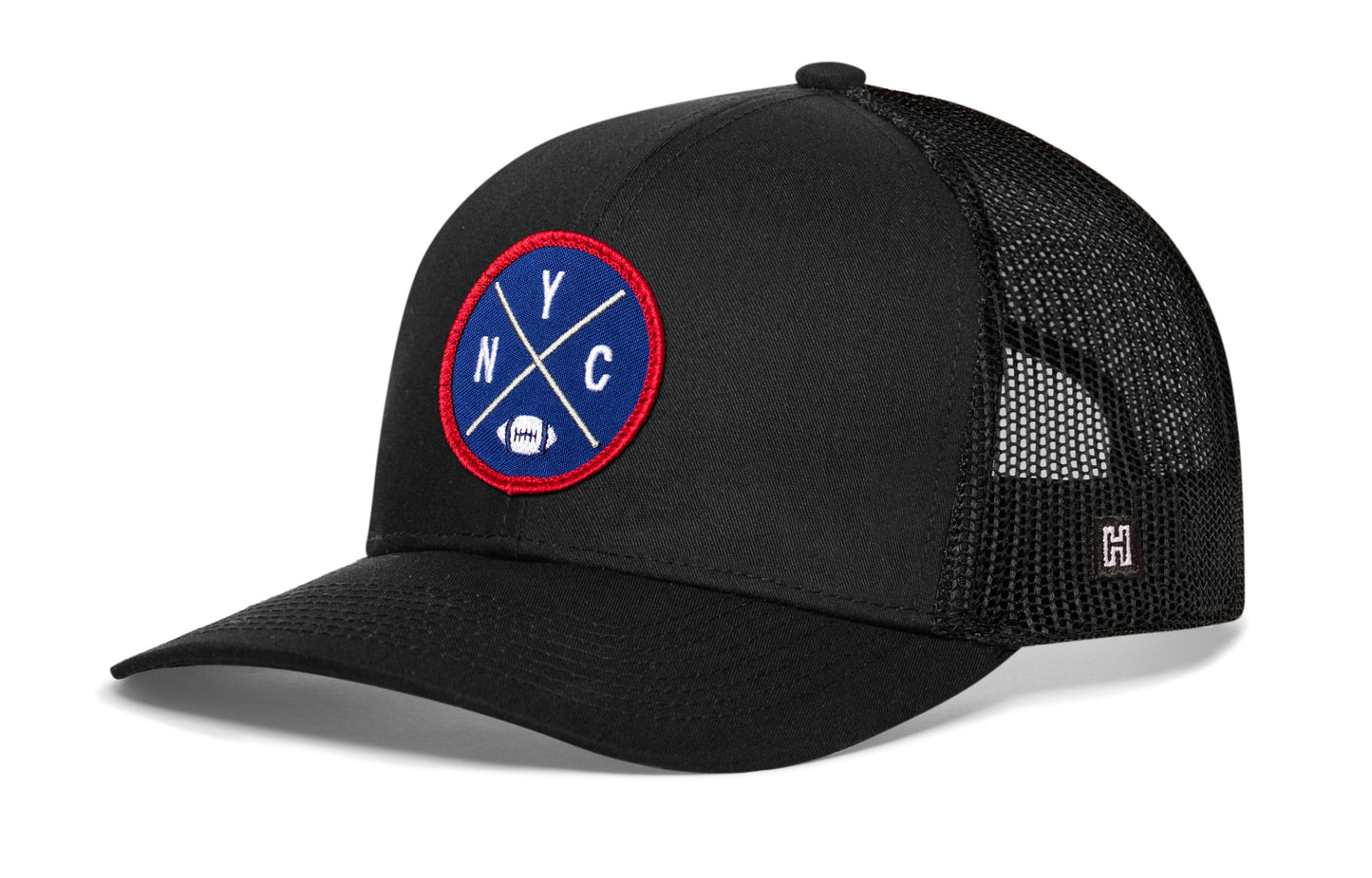New York Trucker Haka Hat Black NYC X Football Snapback