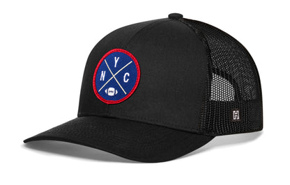 New York Trucker Haka Hat Black NYC X Football Snapback