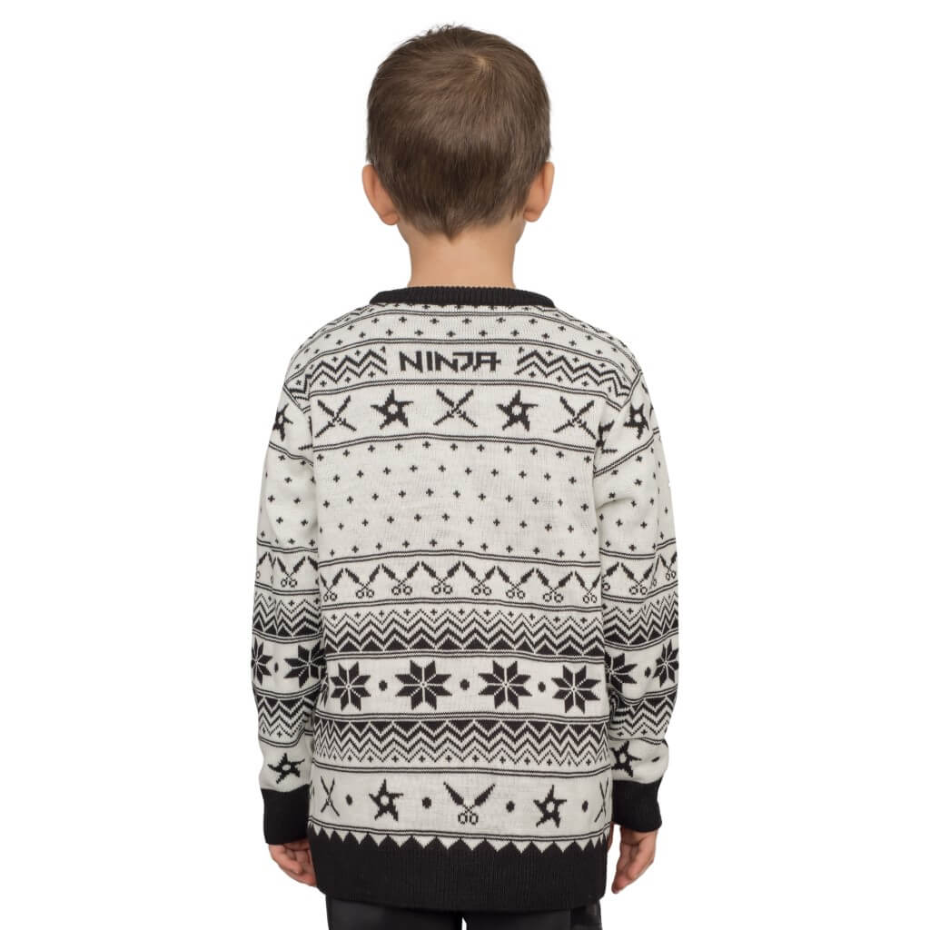Youth Fortnite Ninja Logo Christmas Sweater