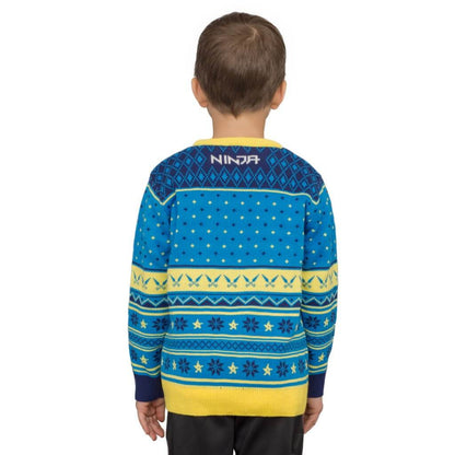 Youth Fortnite Ninja Logo Ugly Christmas Sweater