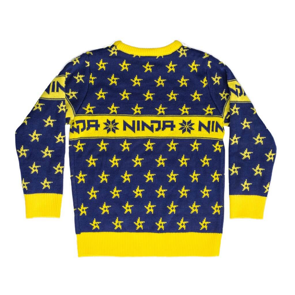 Fortnite Ninja Ugly Christmas Sweater with Shuriken