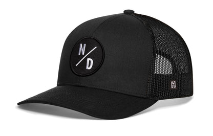 North Dakota Trucker Haka Hat Black ND X Snapback