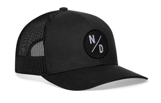 North Dakota Trucker Haka Hat Black ND X Snapback