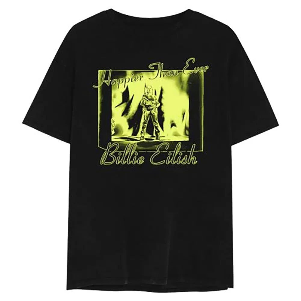 Billie Eilish Happier than Ever Album Official Mens T Shirt Black