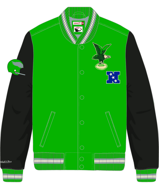 Philadelphia Eagles - Mitchell and Ness NFL Team Legacy Varsity Jacket Green
