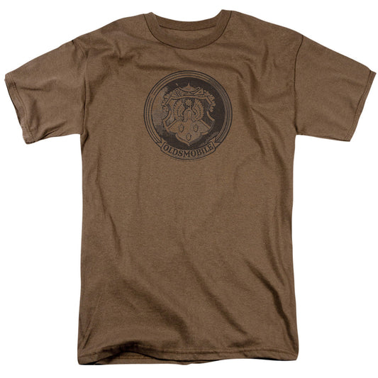 Oldsmobile 1940S Emblem Mens T Shirt Safari Green
