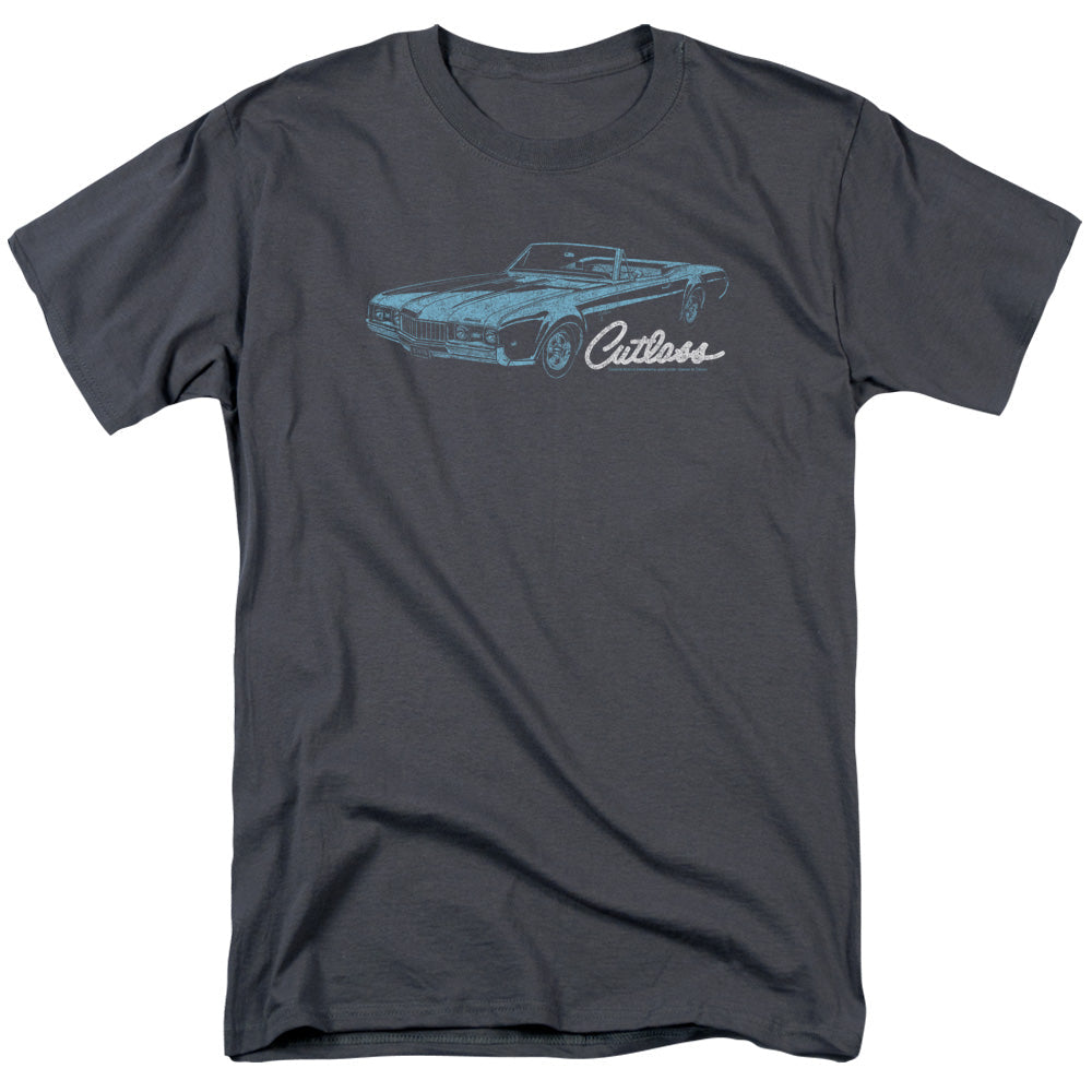 Oldsmobile 68 Cutlass Mens T Shirt Charcoal