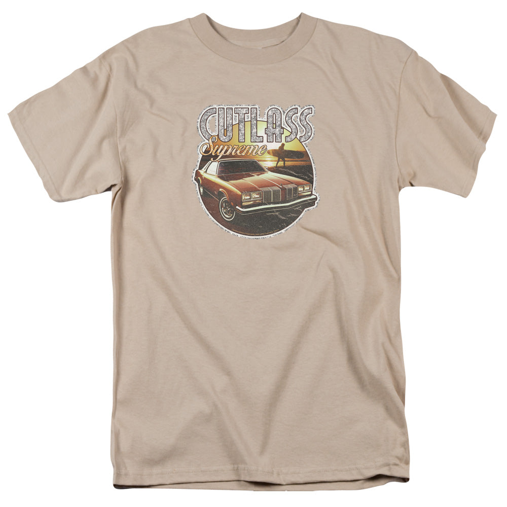 Oldsmobile Supreme Iron On Mens T Shirt Sand