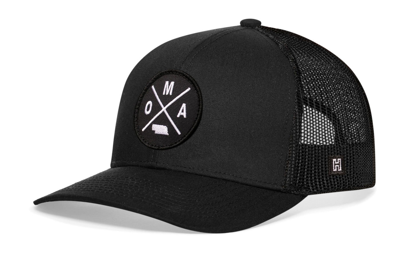 Omaha Trucker Haka Hat Black OMA X Snapback