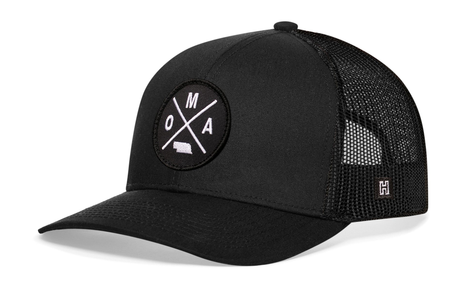 Omaha Trucker Haka Hat Black OMA X Snapback