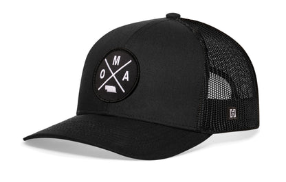 Omaha Trucker Haka Hat Black OMA X Snapback