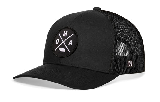 Omaha Trucker Haka Hat Black OMA X Snapback