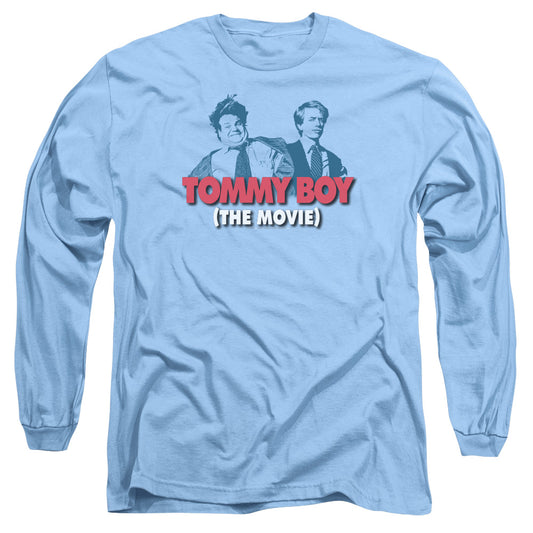 Tommy Boy Logo Mens Long Sleeve Shirt Carolina Blue Officially Licensed