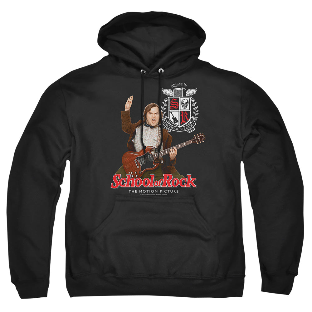 School Of Rock The Teacher Is In Mens Hoodie Black