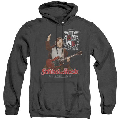 School Of Rock The Teacher Is In Heather Mens Hoodie Black