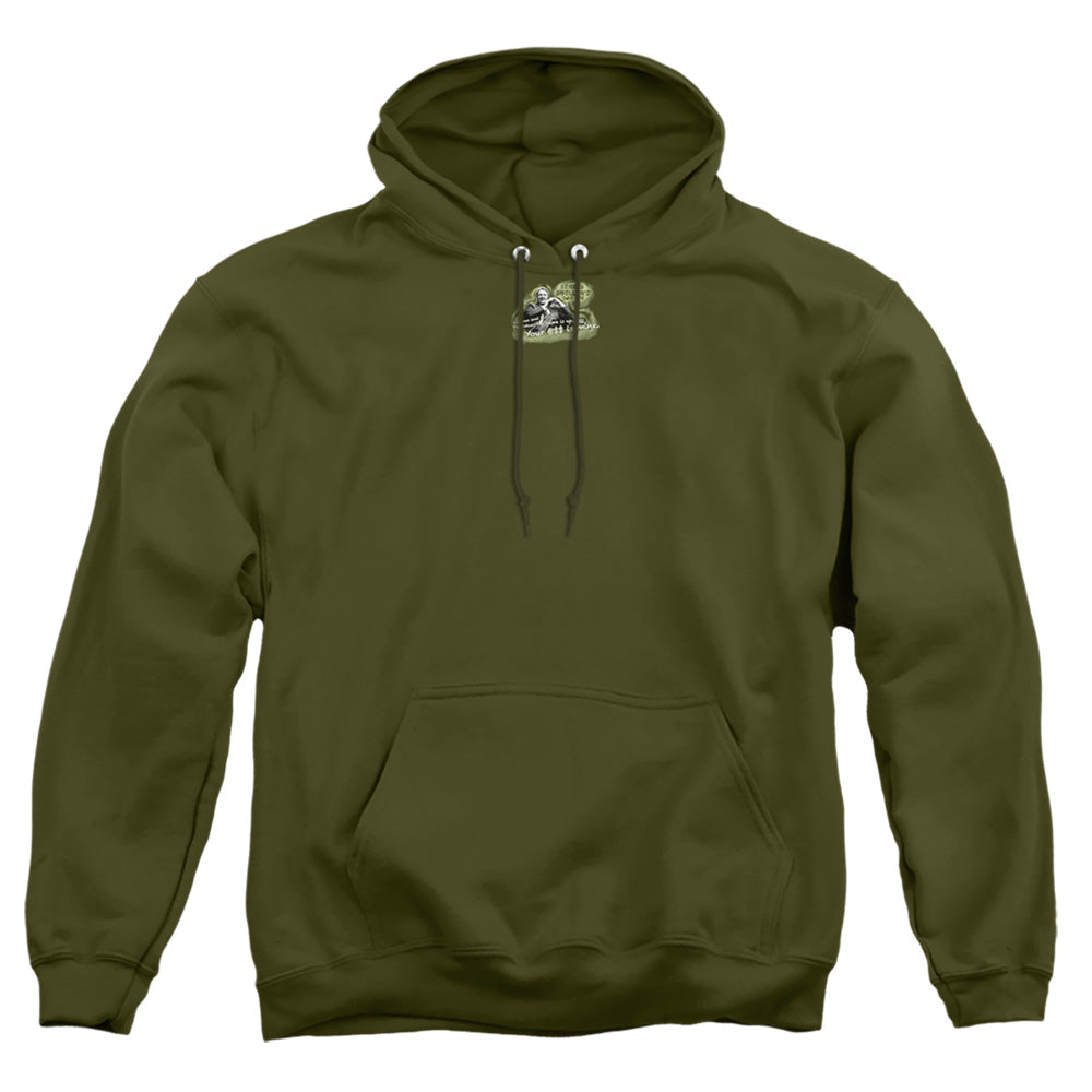 Ferris Bueller Mr. Rooney Mens Hoodie Military Green