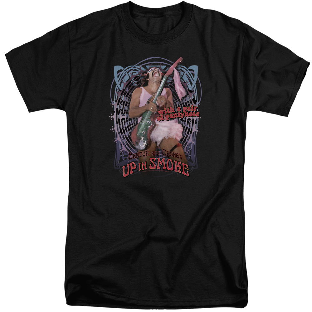 Up In Smoke Pantyhose Mens Tall T Shirt Black