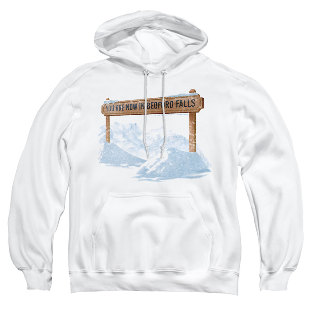 Its A Wonderful Life Bedford Falls Mens Hoodie White