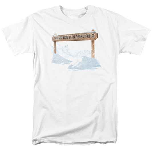 Its A Wonderful Life Bedford Falls Mens T Shirt White