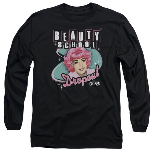 Grease Beauty School Dropout Mens Long Sleeve Shirt Black Officially Licensed