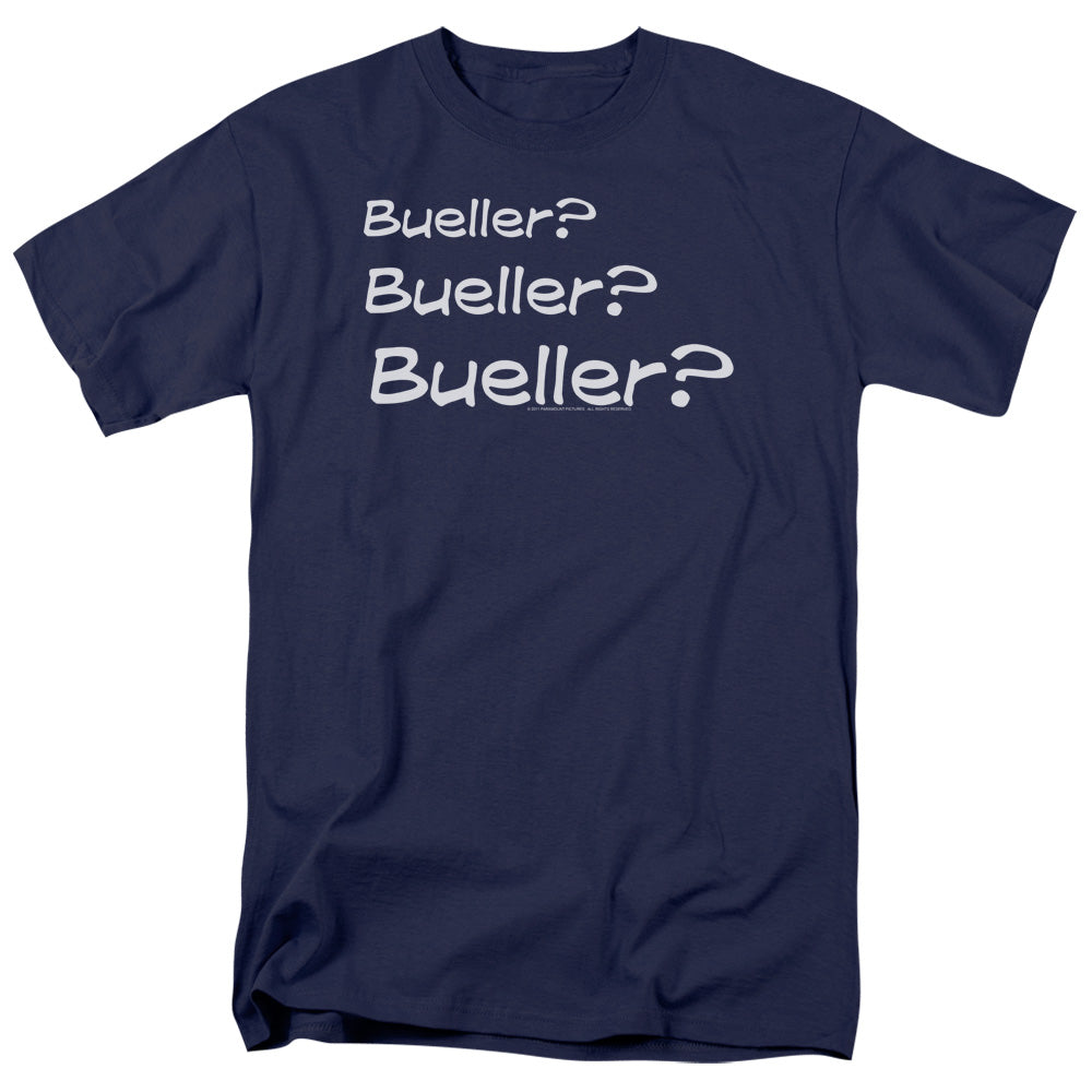 Ferris Bueller Bueller? Mens T Shirt Navy