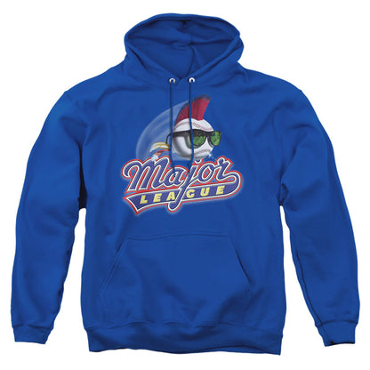 Major League Title Mens Hoodie Royal Blue