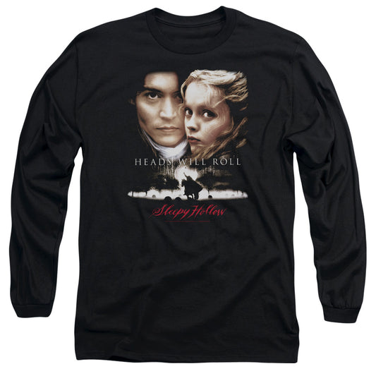 Sleepy Hollow Heads Will Roll Mens Long Sleeve Shirt Black Officially Licensed
