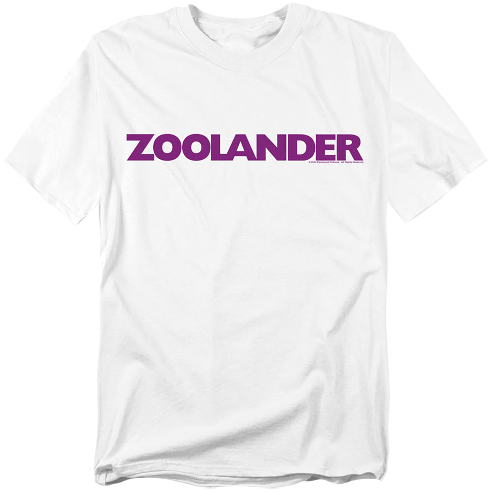 Zoolander Logo Mens T Shirt White