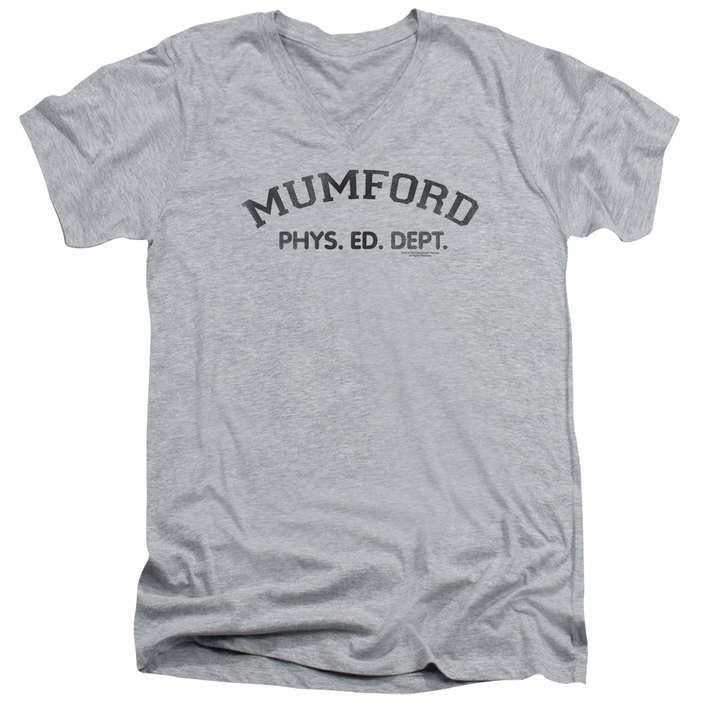 Beverly Hills Cop Mumford Mens Slim Fit V-Neck T Shirt Athletic Heather