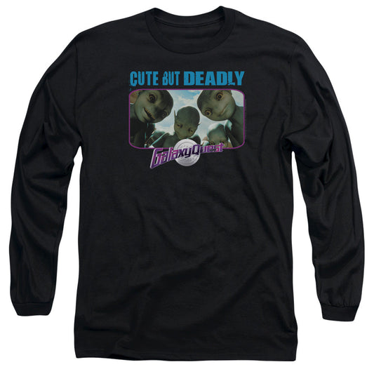 Galaxy Quest Cute But Deadly Mens Long Sleeve Shirt Black Officially Licensed