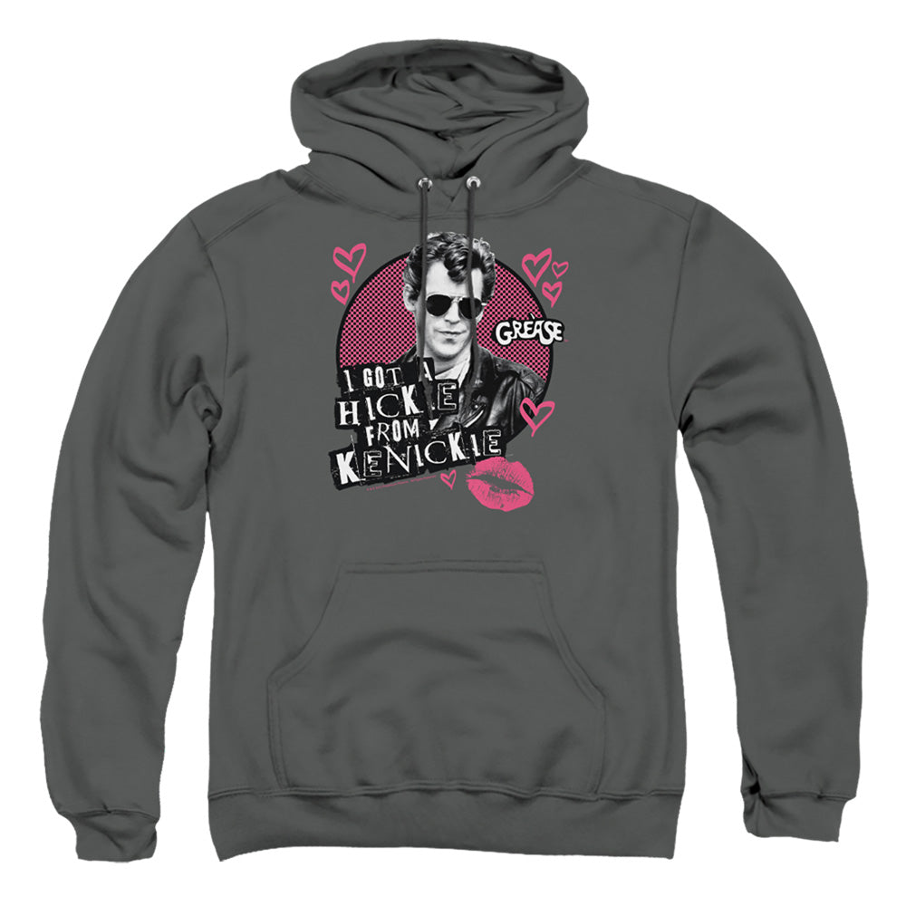 Grease Kenickie Mens Hoodie Charcoal