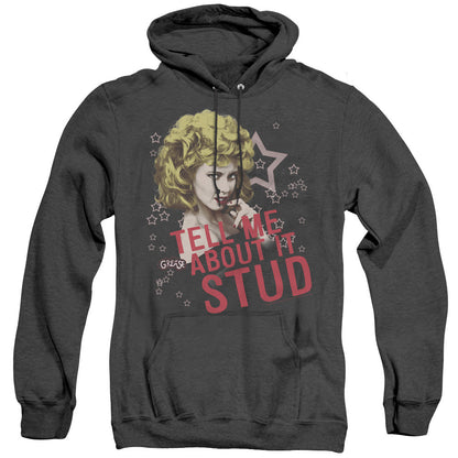 Grease Tell Me About It Stud Heather Mens Hoodie Black