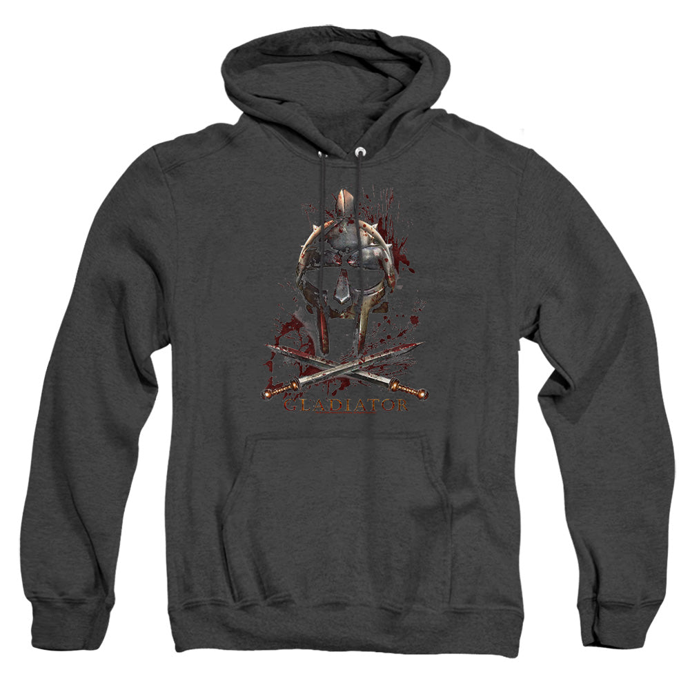 Gladiator Helmet Heather Mens Hoodie Black