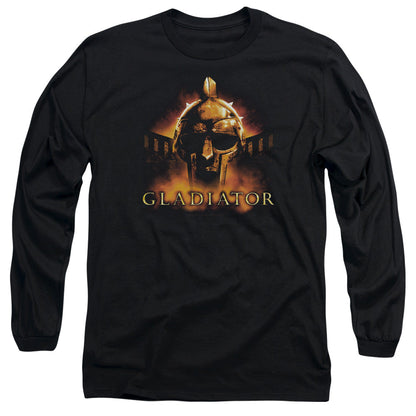 Gladiator My Name Is Mens Long Sleeve Shirt Black Officially Licensed