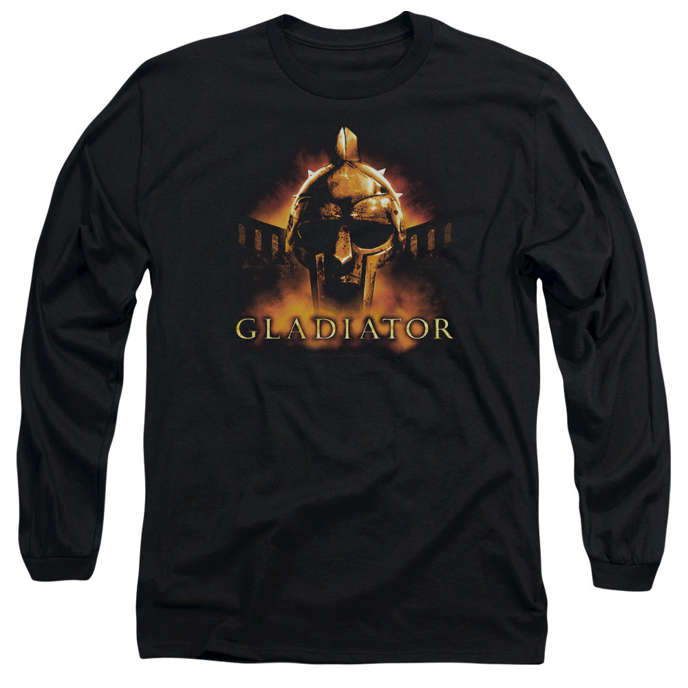 Gladiator My Name Is Mens Long Sleeve Shirt Black Officially Licensed