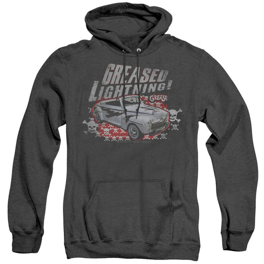 Grease Greased Lightening Heather Mens Hoodie Black