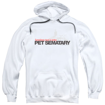 Pet Sematary Logo Mens Hoodie White