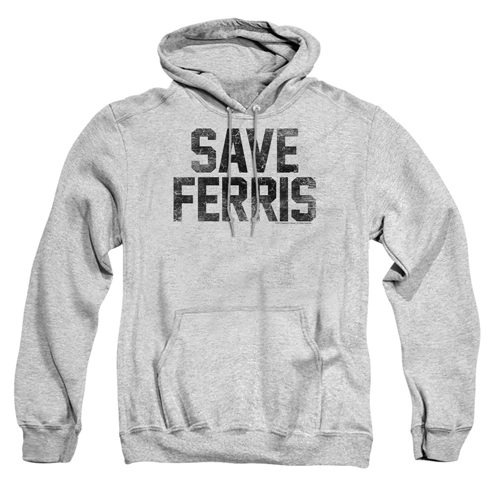 Ferris Bueller Save Ferris Mens Hoodie Athletic Heather