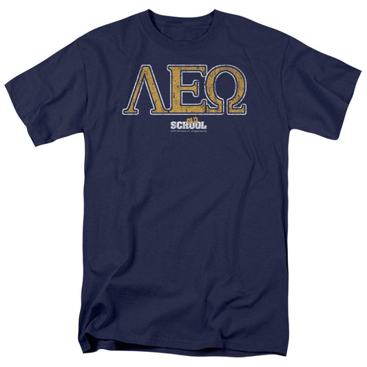 Old School Leo Mens T Shirt Navy