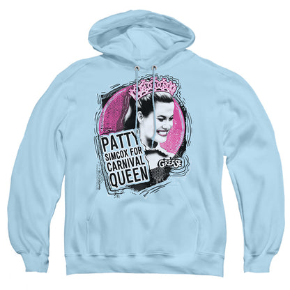 Grease Carnival Queen Mens Hoodie Light Blue