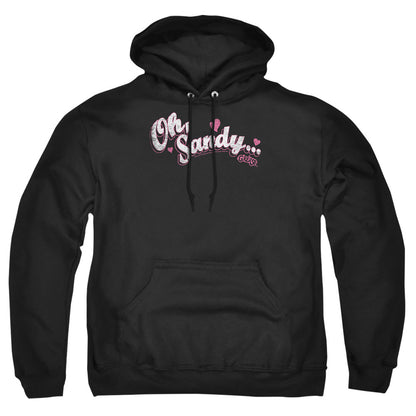 Grease Oh Sandy Mens Hoodie Black