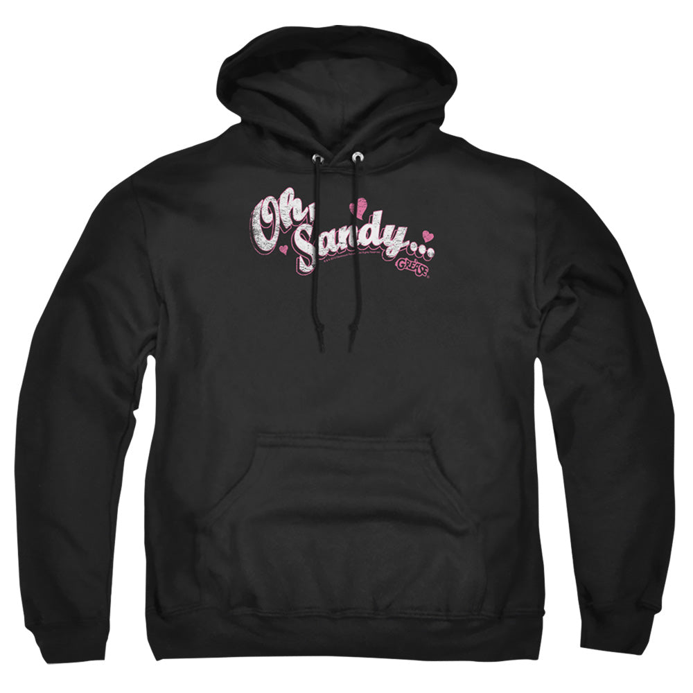 Grease Oh Sandy Mens Hoodie Black
