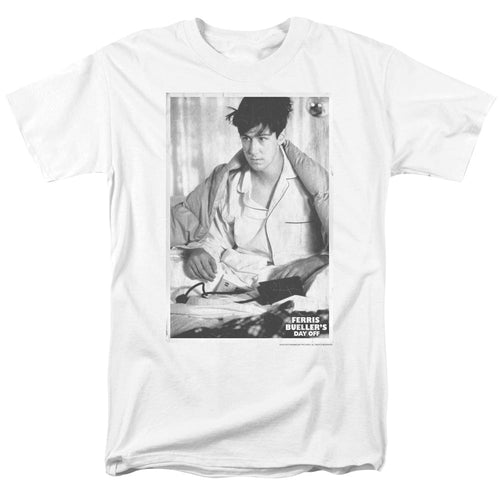 Ferris Bueller Cameron Mens T Shirt White
