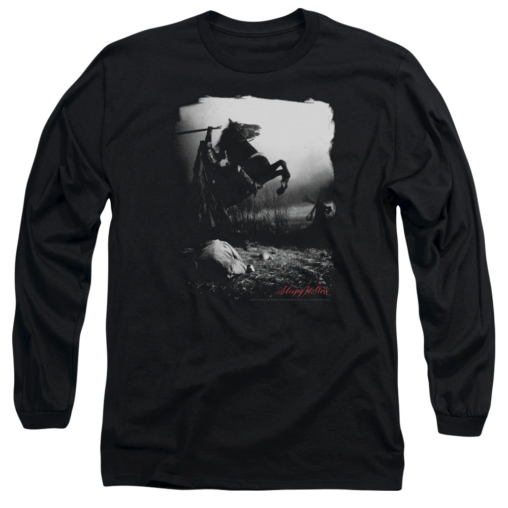 Sleepy Hollow Foggy Night Mens Long Sleeve Shirt Black Officially Licensed