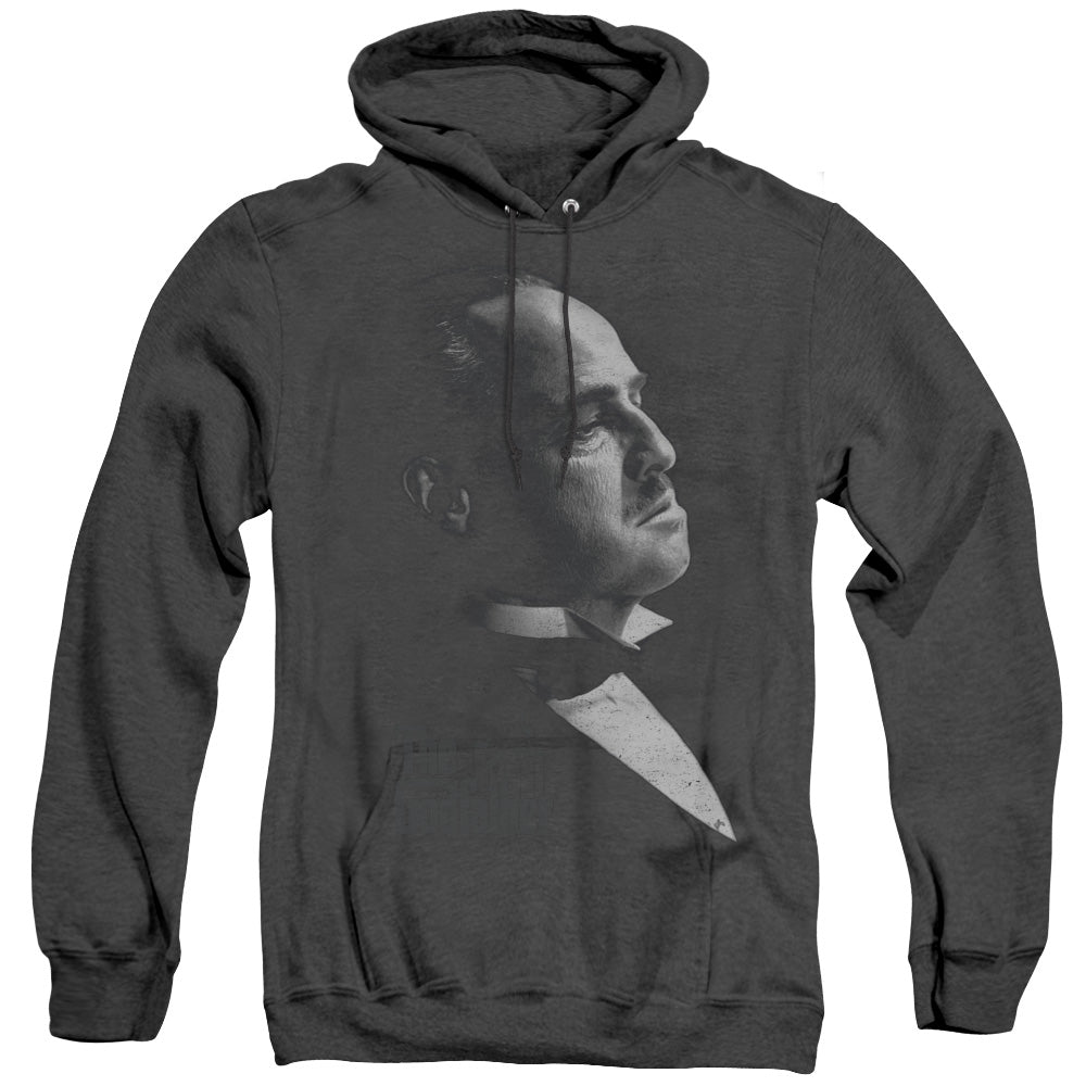 Godfather Graphic Vito Heather Mens Hoodie Black