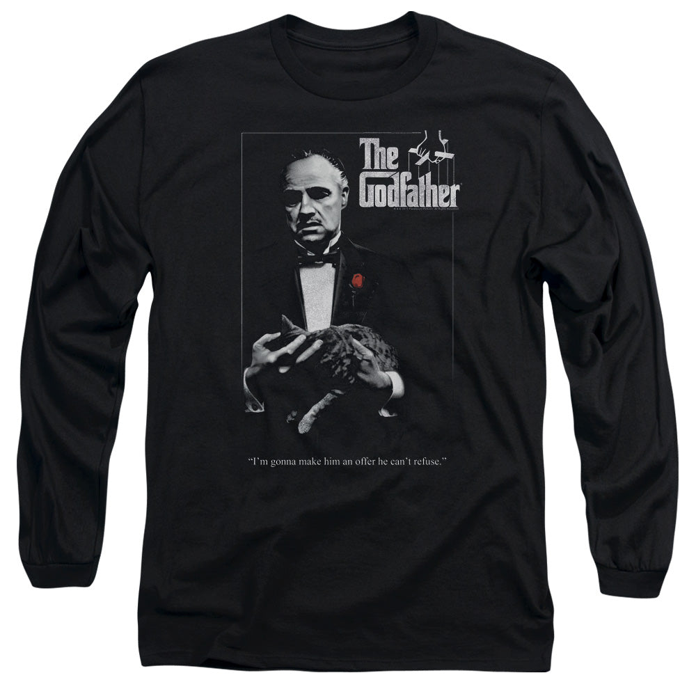 Godfather Poster Mens Long Sleeve Shirt Black Officially Licensed